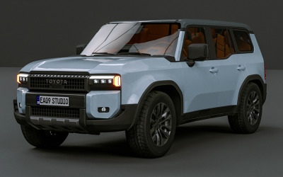 2024 Toyota Prado 3D modeli
