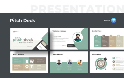 Modello di presentazione del pitch deck 2025