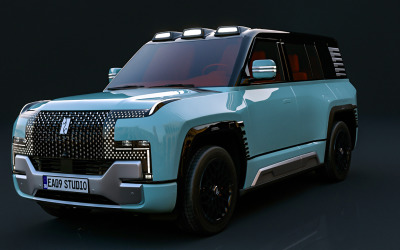 3D model BYD YangWang U8 2024