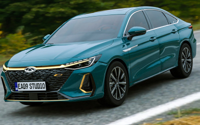 Model 3D Chery Arrizo 8 z 2024 roku