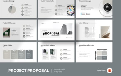 Layout del modello di PowerPoint per la proposta di progetto