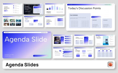 Agenda Slide PowerPoint Presentation Template