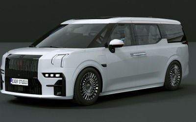 Geely Zeekr 009 2024 3D-Modell