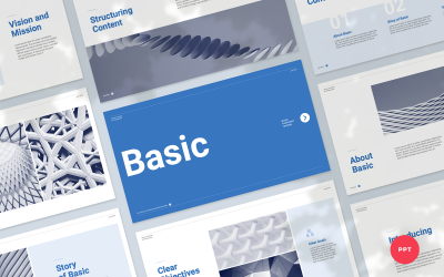 简单的演示PowerPoint模板