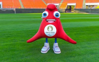 Maskottchen der Olympischen Spiele 2024 in Paris, 3D-Modell