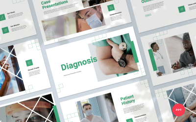 Plantilla de PowerPoint para presentación de casos de pacientes