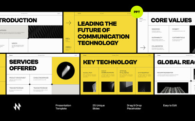 Профиль компании Clevora в PowerPoint