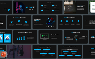 Шаблон музичної презентації PowerPoint