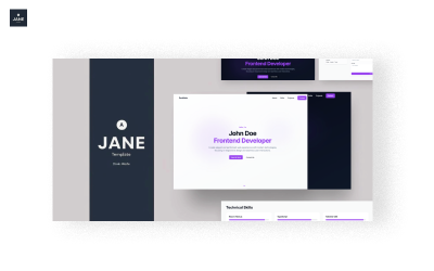 Simply Jane | Multipurpose - Personal Portfolio Resume HTML