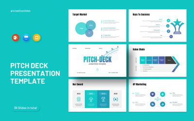 Шаблон презентации агентства Pitch Deck 2025