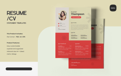Creative Modern Resume/CV – Vol. 343