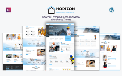 Horizon - Tema de WordPress para techos, pavimentos y suelos