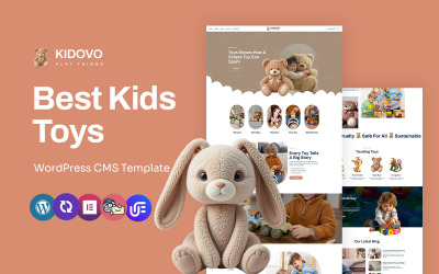 kidovo - Tema WordPress Elementor Multiuso para Brinquedos Infantis
