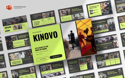 Kinovo – szablon prezentacji PowerPoint dla filmów wideo i filmów