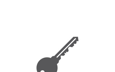 Modern Key Icon Set for Digital Security and Access Design