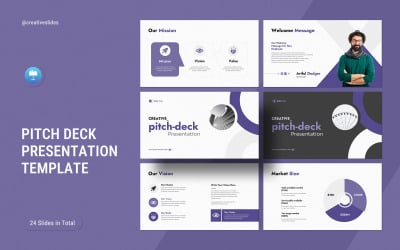 Шаблон презентации Pitch Deck Keynote 2025