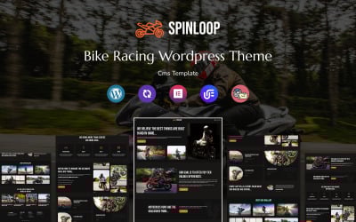 Spinloop - Bike Racing Club Multipurpose Responsive WordPress Theme