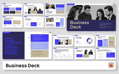 GrowDeck – Business Pitch PowerPoint Template