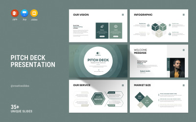 Pitch Deck — шаблон презентации 2025