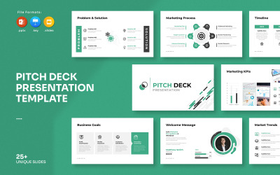 Pitch Deck — шаблон презентации — 2025