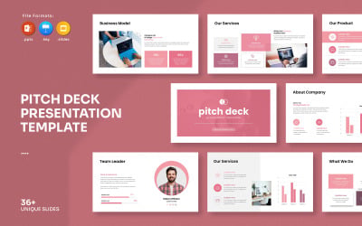 Шаблон презентации Pitch Deck 2025