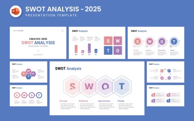 SWOT-analys - PowerPoint-mall