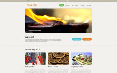 Feng Shui Muse Template