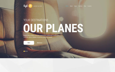 "High7 WordPress Theme" thème WordPress adaptatif #54576
