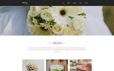 Responzivní WordPress motiv "Wedding - Wedding Salon Multipurpose Modern Elementor" #54584