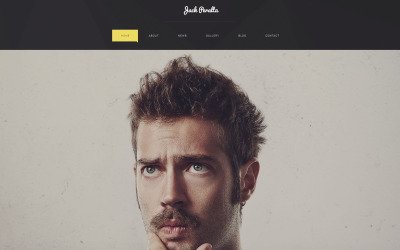 Tema WordPress Responsive #54585 "Freelance Writer"