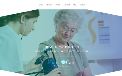 Template WordPress Responsive #54574 "Home Care"