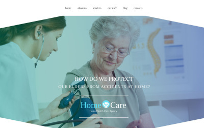 Thème WordPress pour les soins à domicile