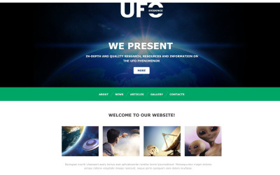 UFO Muse Template Muse sablon 54538