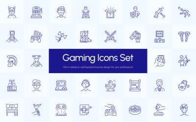 Коллекция иконок современных игр