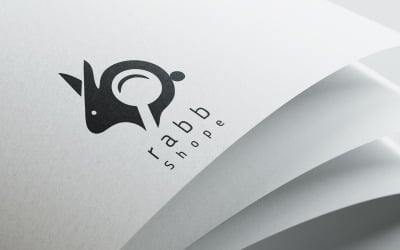 New Rabb Shoppe  Business logo template