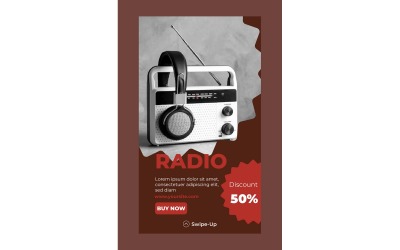 Radio scontata sulle storie di Instagram
