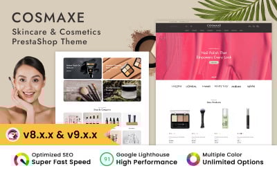 Cosmaxe Beauty and Cosmetics Shop Prestashop Theme