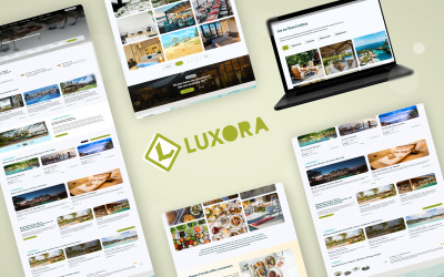 LUXORA — HTML-шаблон веб-сайта курорта и отеля