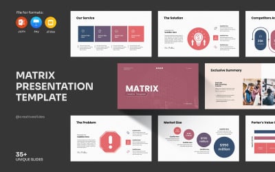 Шаблон презентации Matrix