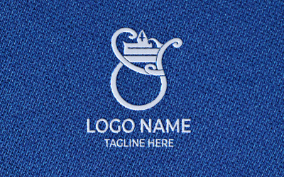 Modern crown ,King Logo Design Template