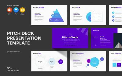 Шаблон презентации Pitch Deck..