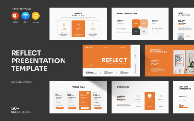 Шаблон презентации Reflect