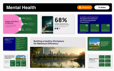 Ruh Sağlığı Powerpoint Şablonu