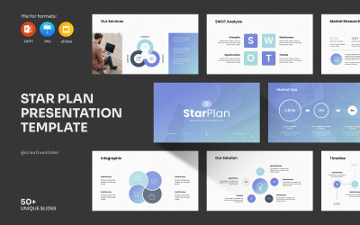 Шаблон презентации Star-Plan
