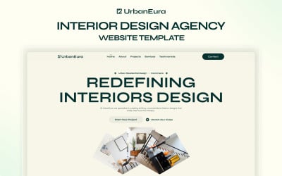 UrbanEura – Melhor modelo de design de interiores Elementor