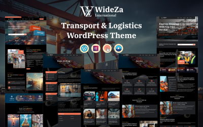 WideZa – 运输和物流 WordPress 主题