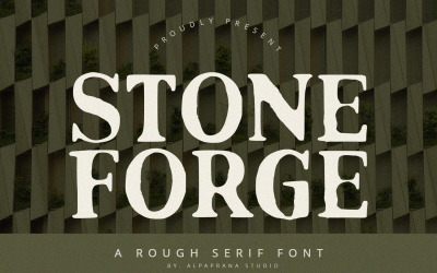 Stoneforge - Rough Serif Font