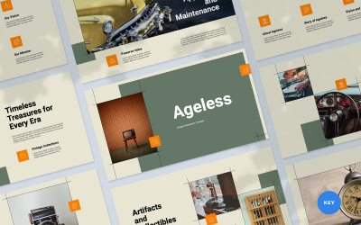 Szablon prezentacji Apple Keynote w stylu vintage