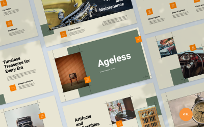 Szablon prezentacji Google Slides w stylu vintage