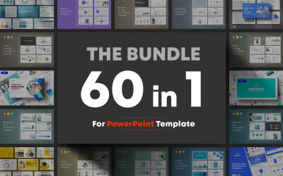 Best 60-in-1 Business PowerPoint Presentation Bundel